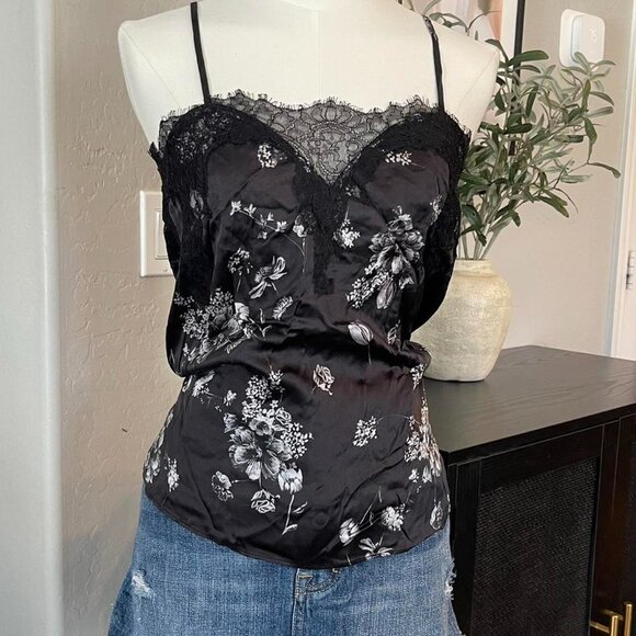Designer CAMI NYC Silk Sweetheart Camisole – Stone Floral, Size S (NWT) - Picture 2 of 5